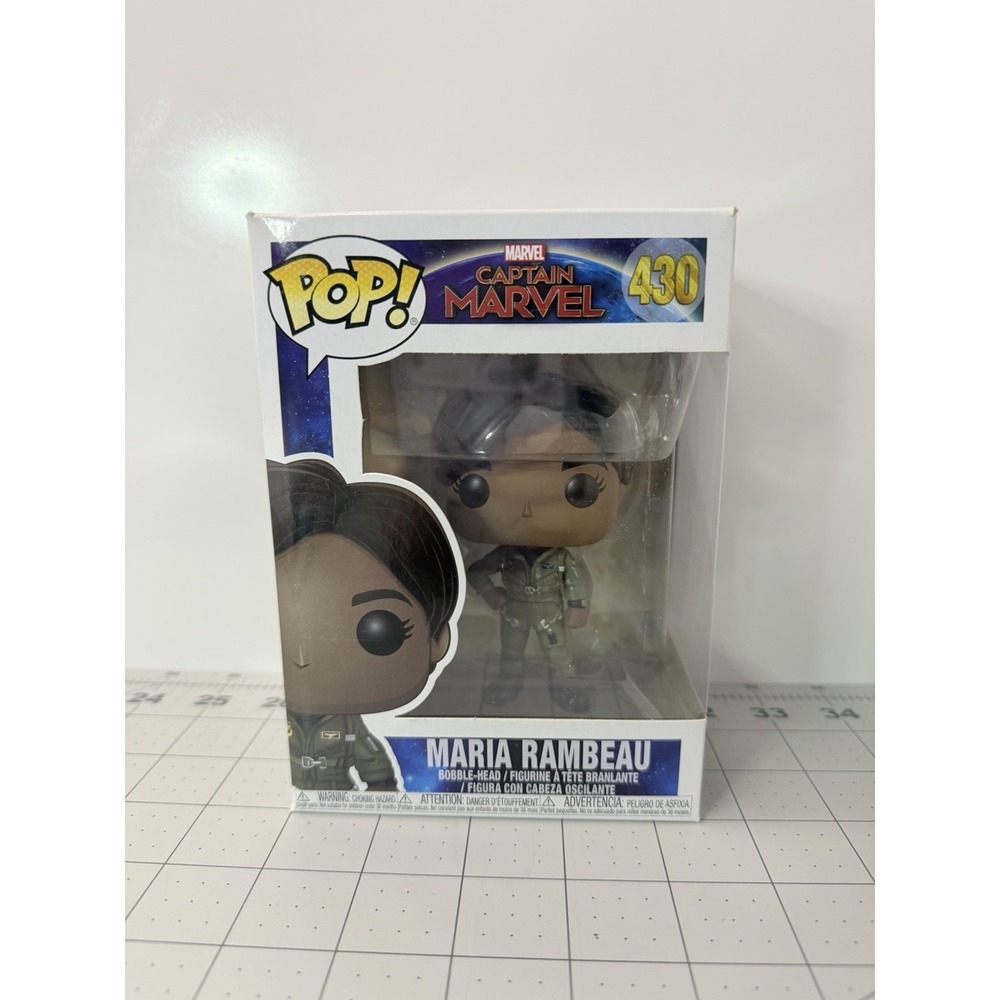 Funko Pop Captain Marvel Maria Rambeau #430 Marvel Vinyl Figure - New